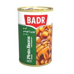 بدر کنسرو لوبیا چیتی و قارچ 430 گرم